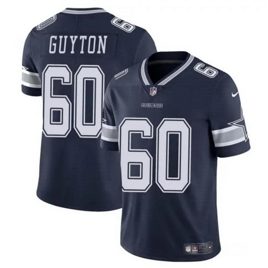 Men Dallas Cowboys 60 Tyler Guyton Navy 2024 Draft Vapor Untouchable Limited Stitched Football Jersey Men Dallas Cowboys 60 Tyler Guyton Navy 2024 Draft Vapor Untouchable Limited Stitched Football Jersey