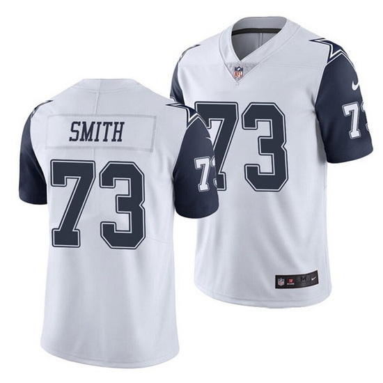 Men Dallas Cowboys 73 Tyler Smith White Color Rush Limited Stitched jersey Men Dallas Cowboys 73 Tyler Smith White Color Rush Limited Stitched jersey