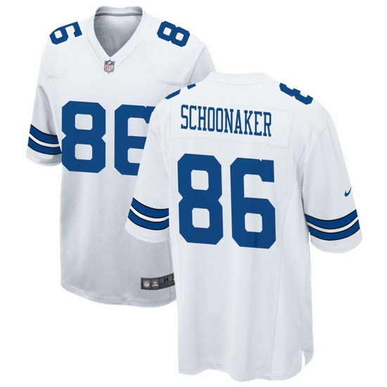 Men Dallas Cowboys 86 Luke Schoonmaker White Vapor Untouchable Stitched Jersey Men Dallas Cowboys 86 Luke Schoonmaker White Vapor Untouchable Stitched Jersey