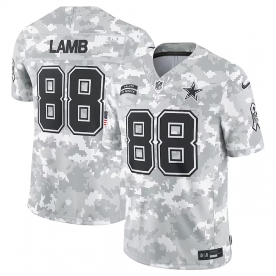 Men Dallas Cowboys 88 CeeDee Lamb 2024 Arctic Camo Salute To Service Limited Stitched Football Jersey Men Dallas Cowboys 88 CeeDee Lamb 2024 Arctic Camo Salute To Service Limited Stitched Football Jersey