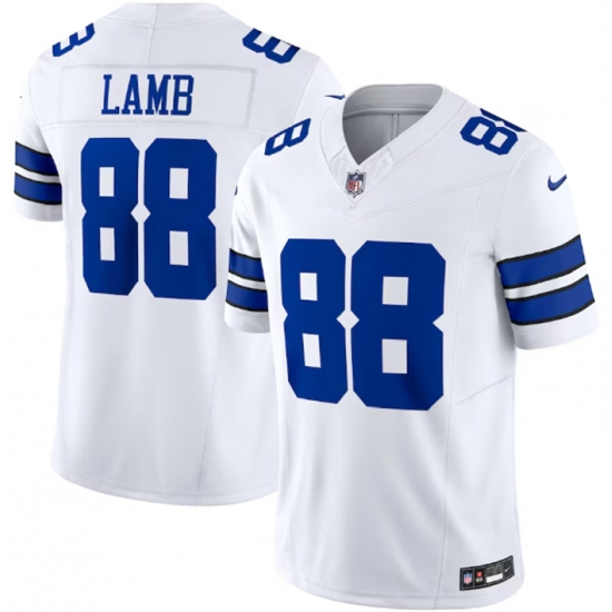 Men Dallas Cowboys 88 CeeDee Lamb White 2023 F U S E Vapor Untouchable Stitched Football Jersey Men Dallas Cowboys 88 CeeDee Lamb White 2023 F U S E Vapor Untouchable Stitched Football Jersey