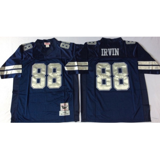 Men Dallas Cowboys 88 Michael Irvin Navy M&N Throwback Jersey Men Dallas Cowboys 88 Michael Irvin Navy M&N Throwback Jersey