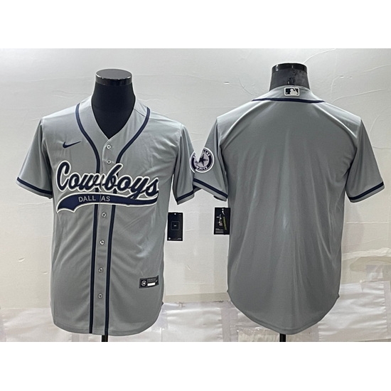 Men Dallas Cowboys Blank Grey Stitched Jersey Men Dallas Cowboys Blank Grey Stitched Jersey