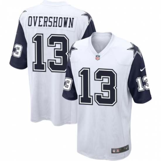 Men Dallas Cowboys DeMarvion Overshown #13 White Thanksgiven Stitched NFL Jersey Men Dallas Cowboys DeMarvion Overshown #13 White Thanksgiven Stitched NFL Jersey