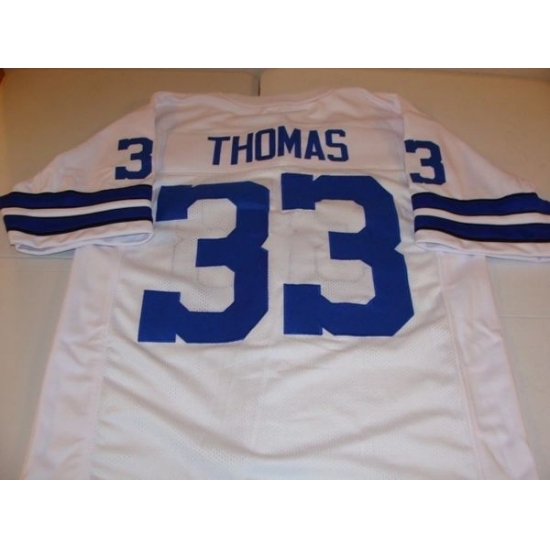 Men Dallas Cowboys Duane Thomas #33 White Throwback Stitched Jersey Men Dallas Cowboys Duane Thomas #33 White Throwback Stitched Jersey