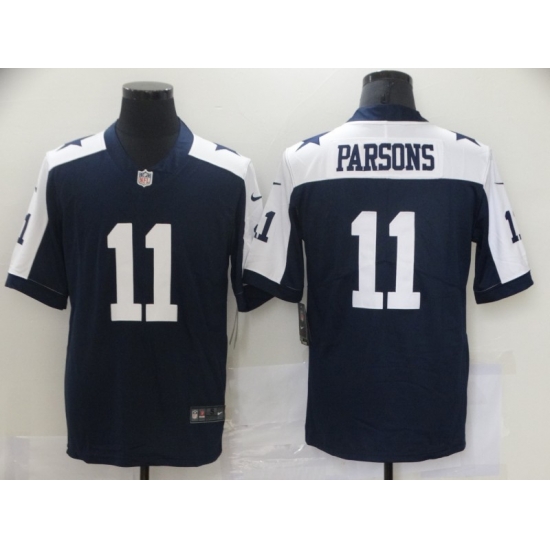 Men Dallas Cowboys Micah Parsons 11 Blue Thanksgivens Vapor Limited NFL Jersey Men Dallas Cowboys Micah Parsons 11 Blue Thanksgivens Vapor Limited NFL Jersey