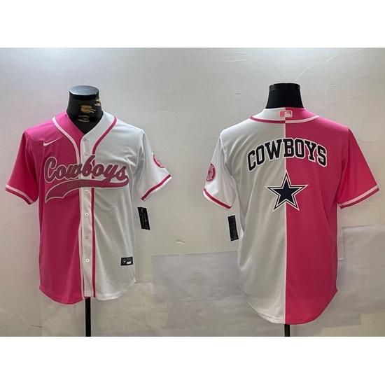 Men Dallas Cowboys big logo Red White With Patch Cool Base Stitched Baseball Jersey 10 Men Dallas Cowboys big logo Red White With Patch Cool Base Stitched Baseball Jersey 10