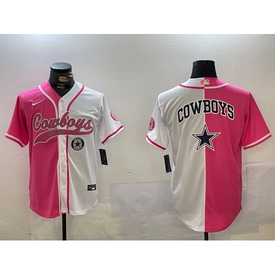 Men Dallas Cowboys big logo Red White With Patch Cool Base Stitched Baseball Jersey 11 Men Dallas Cowboys big logo Red White With Patch Cool Base Stitched Baseball Jersey 11