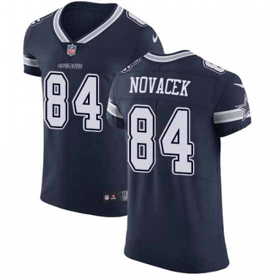 Men Nike Cowboys #84 Jay Novacek Navy Blue Team Color Stitched NFL Vapor Untouchable Elite Jersey Men Nike Cowboys #84 Jay Novacek Navy Blue Team Color Stitched NFL Vapor Untouchable Elite Jersey