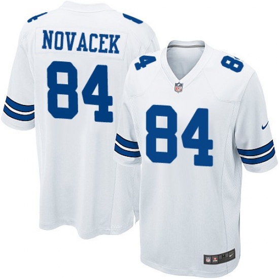 Men Nike Cowboys #84 Jay Novacek White NFL Game Jersey Men Nike Cowboys #84 Jay Novacek White NFL Game Jersey