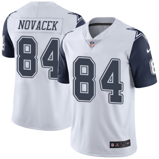 Men Nike Cowboys #84 Jay Novacek White Rush Vapor Untouchable NFL Elite Jersey Men Nike Cowboys #84 Jay Novacek White Rush Vapor Untouchable NFL Elite Jersey