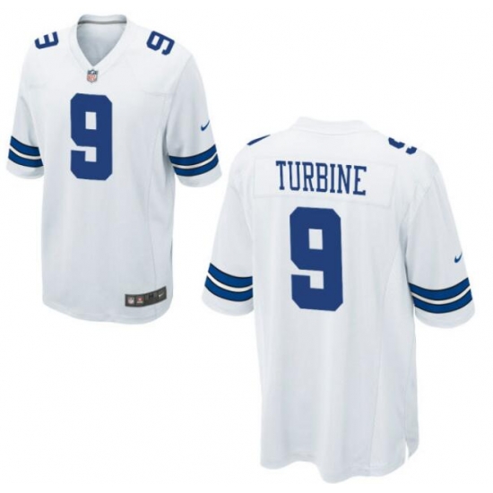 Men Nike Dallas Cowboys #9 Kavontae Turpin White Vapor Limited Jersey Men Nike Dallas Cowboys #9 Kavontae Turpin White Vapor Limited Jersey