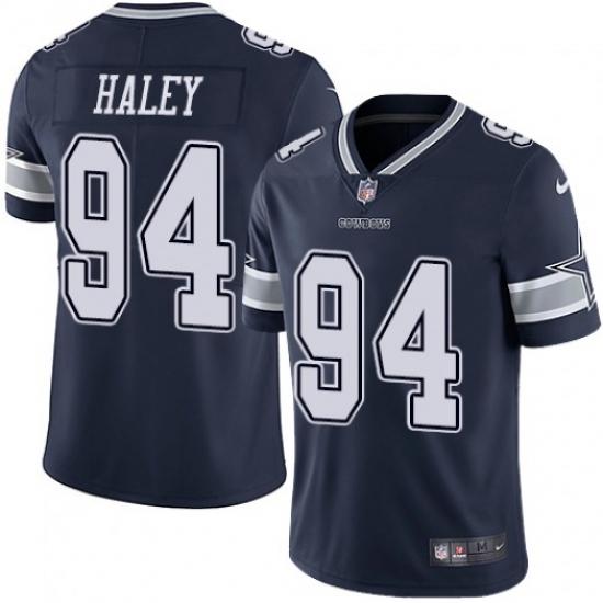 Men Nike Dallas Cowboys #94 Charles Harley Blue Vapor Limited Stitched NFL Jersey Men Nike Dallas Cowboys #94 Charles Harley Blue Vapor Limited Stitched NFL Jersey