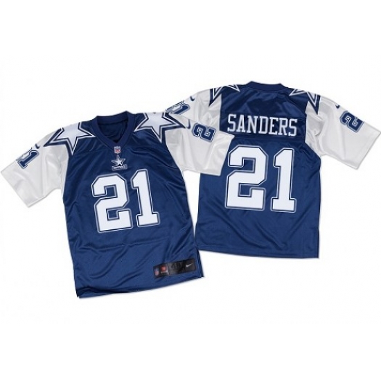 Men Nike Deion Sanders Dallas Cowboys Elite Navy White Throwback Jersey Men Nike Deion Sanders Dallas Cowboys Elite Navy White Throwback Jersey