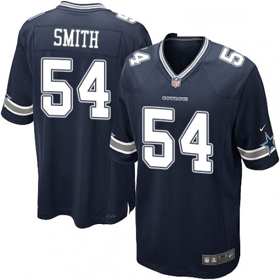 Mens Nike Dallas Cowboys 54 Jaylon Smith Game Navy Blue Team Color NFL Jersey Mens Nike Dallas Cowboys 54 Jaylon Smith Game Navy Blue Team Color NFL Jersey