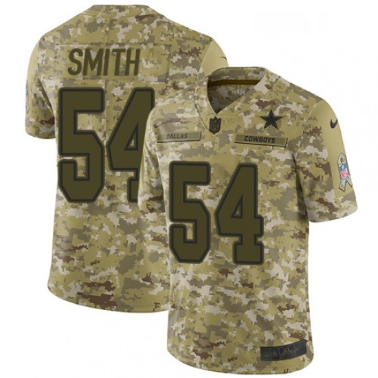 Mens Nike Dallas Cowboys 54 Jaylon Smith Limited Camo 2018 Salute to Service NFL Jersey Mens Nike Dallas Cowboys 54 Jaylon Smith Limited Camo 2018 Salute to Service NFL Jersey