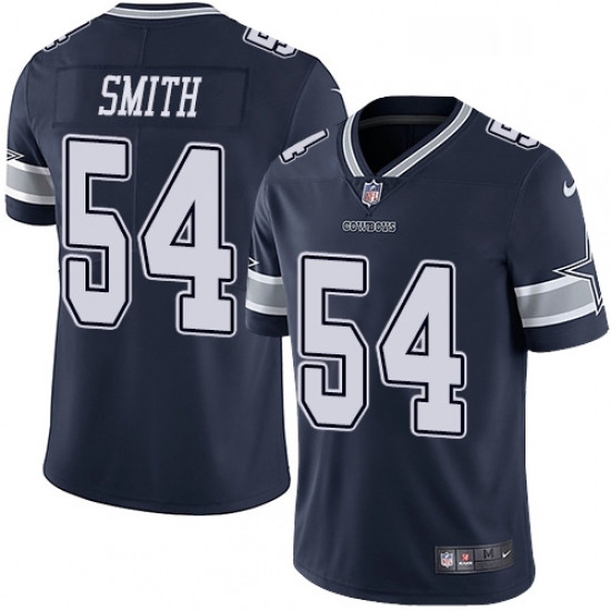 Mens Nike Dallas Cowboys 54 Jaylon Smith Navy Blue Team Color Vapor Untouchable Limited Player NFL Jersey Mens Nike Dallas Cowboys 54 Jaylon Smith Navy Blue Team Color Vapor Untouchable Limited Player NFL Jersey