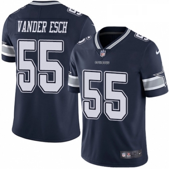 Mens Nike Dallas Cowboys 55 Leighton Vander Esch Navy Blue Team Color Vapor Untouchable Limited Player NFL Jersey Mens Nike Dallas Cowboys 55 Leighton Vander Esch Navy Blue Team Color Vapor Untouchable Limited Player NFL Jersey