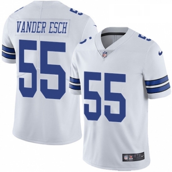 Mens Nike Dallas Cowboys 55 Leighton Vander Esch White Vapor Untouchable Limited Player NFL Jersey Mens Nike Dallas Cowboys 55 Leighton Vander Esch White Vapor Untouchable Limited Player NFL Jersey