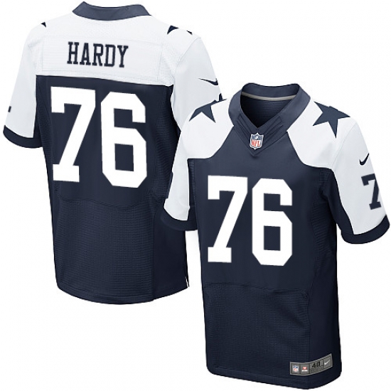 Mens Nike Dallas Cowboys #76 Greg Hardy Elite Navy Blue Throwback Alternate NFL Jersey Mens Nike Dallas Cowboys #76 Greg Hardy Elite Navy Blue Throwback Alternate NFL Jersey
