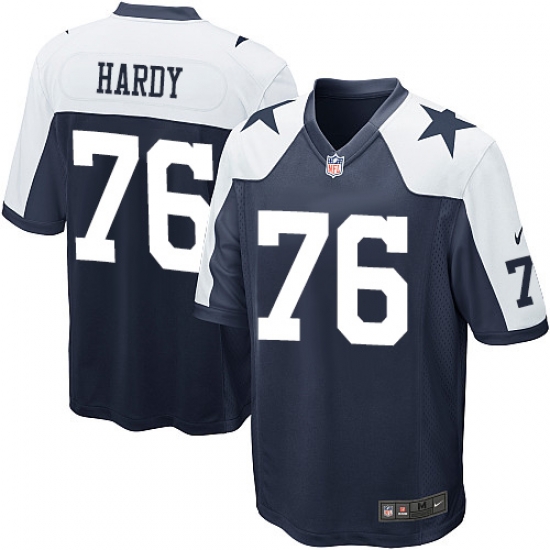 Mens Nike Dallas Cowboys #76 Greg Hardy Game Navy Blue Throwback Alternate NFL Jersey Mens Nike Dallas Cowboys #76 Greg Hardy Game Navy Blue Throwback Alternate NFL Jersey