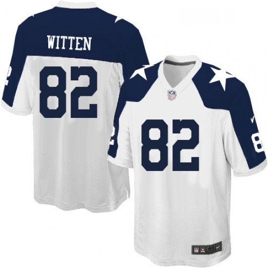 Mens Nike Dallas Cowboys 82 Jason Witten Game White Throwback Alternate NFL Jersey Mens Nike Dallas Cowboys 82 Jason Witten Game White Throwback Alternate NFL Jersey