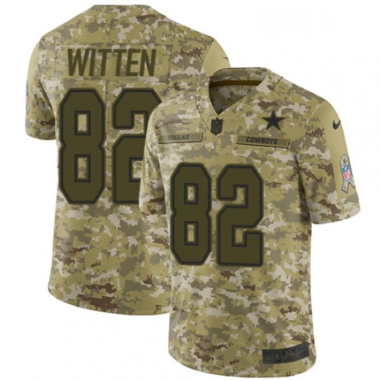 Mens Nike Dallas Cowboys 82 Jason Witten Limited Camo 2018 Salute to Service NFL Jersey Mens Nike Dallas Cowboys 82 Jason Witten Limited Camo 2018 Salute to Service NFL Jersey