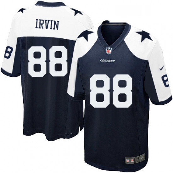 Mens Nike Dallas Cowboys 88 Michael Irvin Game Navy Blue Throwback Alternate NFL Jersey Mens Nike Dallas Cowboys 88 Michael Irvin Game Navy Blue Throwback Alternate NFL Jersey