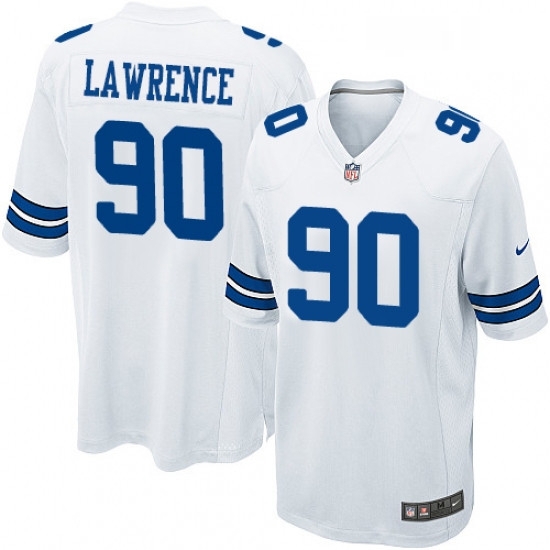 Mens Nike Dallas Cowboys 90 Demarcus Lawrence Game White NFL Jersey Mens Nike Dallas Cowboys 90 Demarcus Lawrence Game White NFL Jersey