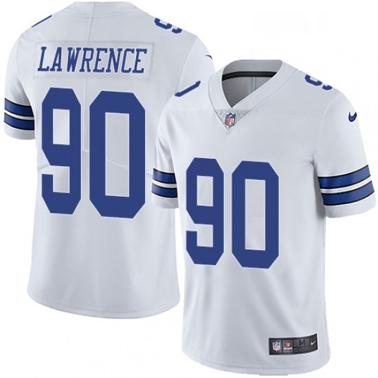 Mens Nike Dallas Cowboys 90 Demarcus Lawrence White Vapor Untouchable Limited Player NFL Jersey Mens Nike Dallas Cowboys 90 Demarcus Lawrence White Vapor Untouchable Limited Player NFL Jersey