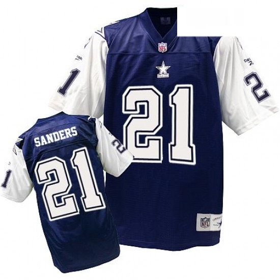 Mitchell and Ness Dallas Cowboys 21 Deion Sanders Authentic Navy BlueWhite Throwback NFL Jersey Mitchell and Ness Dallas Cowboys 21 Deion Sanders Authentic Navy BlueWhite Throwback NFL Jersey