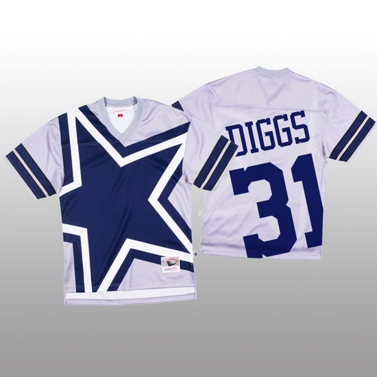 NFL Dallas Cowboys 31 Trevon Diggs White Men Mitchell 26 Nell Big Face Fashion Limited NFL Jersey NFL Dallas Cowboys 31 Trevon Diggs White Men Mitchell 26 Nell Big Face Fashion Limited NFL Jersey