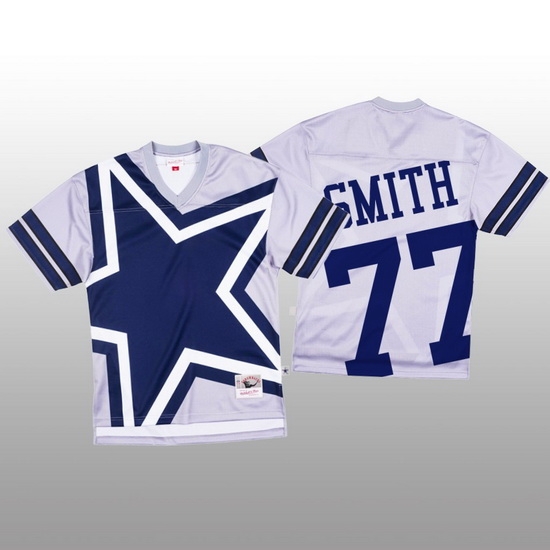 NFL Dallas Cowboys 77 Tyron Smith White Men Mitchell 26 Nell Big Face Fashion Limited NFL Jersey NFL Dallas Cowboys 77 Tyron Smith White Men Mitchell 26 Nell Big Face Fashion Limited NFL Jersey