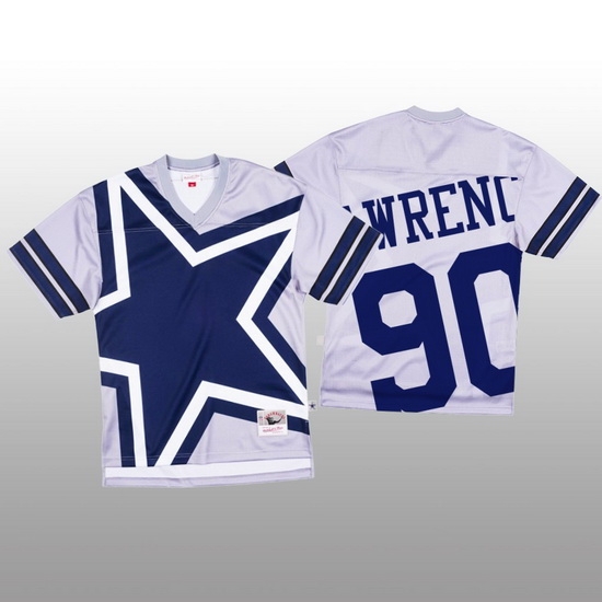NFL Dallas Cowboys 90 Demarcus Lawrence White Men Mitchell 26 Nell Big Face Fashion Limited NFL Jersey NFL Dallas Cowboys 90 Demarcus Lawrence White Men Mitchell 26 Nell Big Face Fashion Limited NFL Jersey