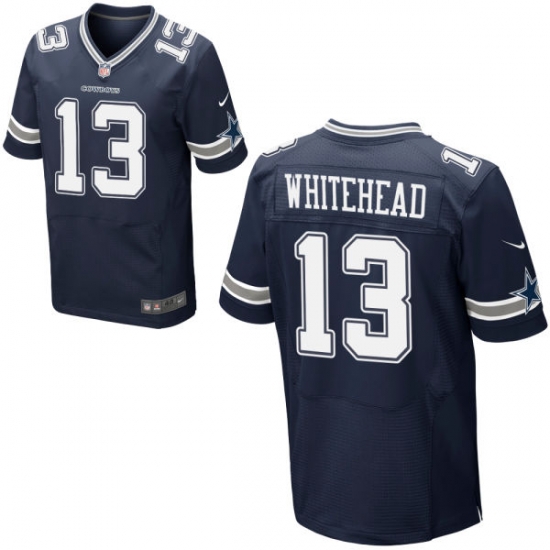Nike Cowboys 13 Lucky Whitehead Blue Elite Jersey Nike Cowboys 13 Lucky Whitehead Blue Elite Jersey