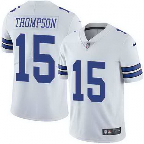 Nike Cowboys 15 Deonte Thompson White Vapor Untouchable Limited Jersey Nike Cowboys 15 Deonte Thompson White Vapor Untouchable Limited Jersey