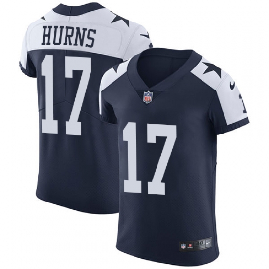 Nike Cowboys #17 Allen Hurns Navy Blue Thanksgiving Mens Stitched NFL Vapor Untouchable Throwback Elite Jersey Nike Cowboys #17 Allen Hurns Navy Blue Thanksgiving Mens Stitched NFL Vapor Untouchable Throwback Elite Jersey