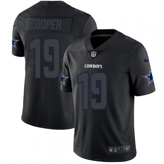 Nike Cowboys #19 Amari Cooper Black Men Stitched NFL Limited Rush Impact Jersey Nike Cowboys #19 Amari Cooper Black Men Stitched NFL Limited Rush Impact Jersey