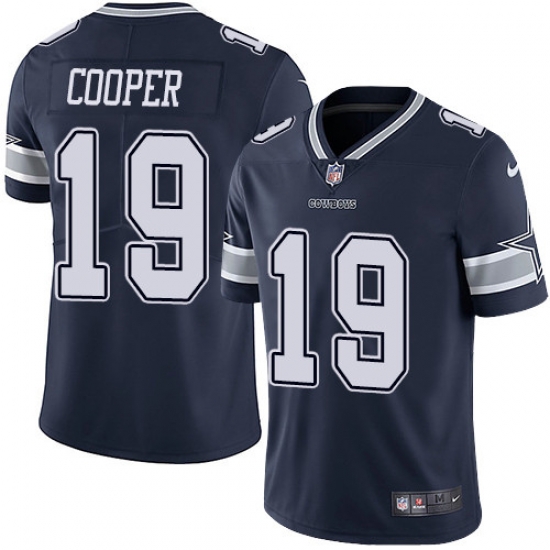 Nike Cowboys #19 Amari Cooper Navy Blue Team Color Men Stitched NFL Vapor Untouchable Limited Jersey Nike Cowboys #19 Amari Cooper Navy Blue Team Color Men Stitched NFL Vapor Untouchable Limited Jersey