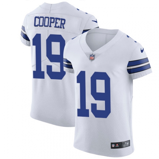 Nike Cowboys #19 Amari Cooper White Men Stitched NFL Vapor Untouchable Elite Jersey Nike Cowboys #19 Amari Cooper White Men Stitched NFL Vapor Untouchable Elite Jersey