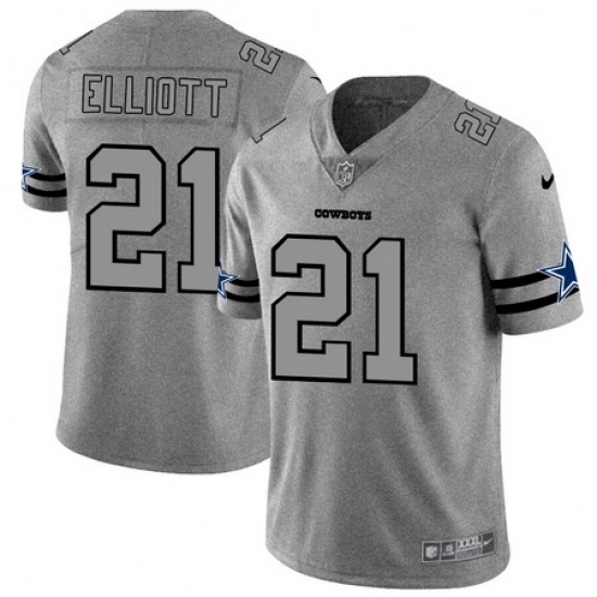 Nike Cowboys 21 Ezekiel Elliott 2019 Gray Gridiron Gray Vapor Untouchable Limited Jersey Nike Cowboys 21 Ezekiel Elliott 2019 Gray Gridiron Gray Vapor Untouchable Limited Jersey