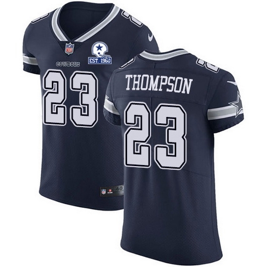 Nike Cowboys 23 Darian Thompson Navy Blue Team Color Men Stitched With Established In 1960 Patch NFL Vapor Untouchable Elite Jersey Nike Cowboys 23 Darian Thompson Navy Blue Team Color Men Stitched With Established In 1960 Patch NFL Vapor Untouchable Elite Jersey