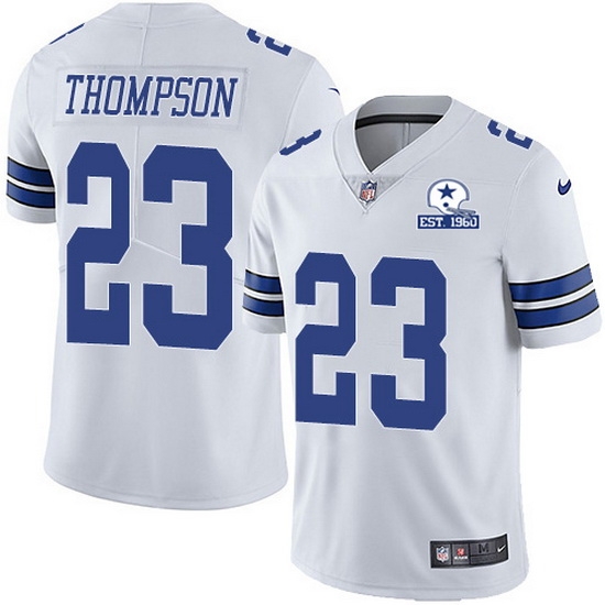 Nike Cowboys 23 Darian Thompson White Men Stitched With Established In 1960 Patch NFL Vapor Untouchable Limited Jersey Nike Cowboys 23 Darian Thompson White Men Stitched With Established In 1960 Patch NFL Vapor Untouchable Limited Jersey