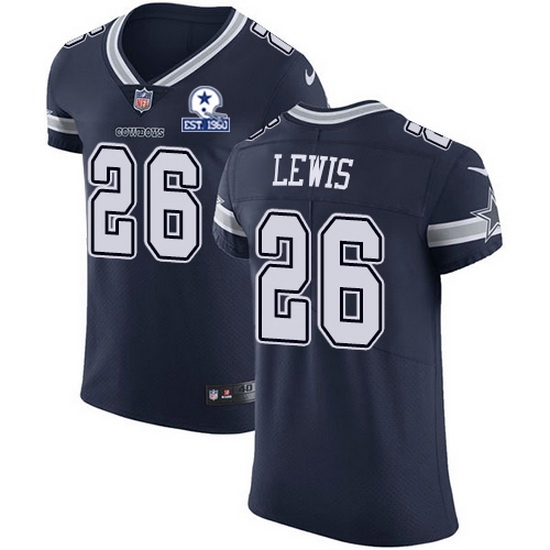 Nike Cowboys 26 Jourdan Lewis Navy Blue Team Color Men Stitched With Established In 1960 Patch NFL Vapor Untouchable Elite Jersey Nike Cowboys 26 Jourdan Lewis Navy Blue Team Color Men Stitched With Established In 1960 Patch NFL Vapor Untouchable Elite Jersey