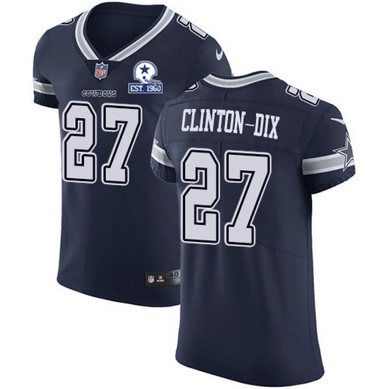 Nike Cowboys 27 Ha Ha Clinton Dix Navy Blue Team Color Men Stitched With Established In 1960 Patch NFL Vapor Untouchable Elite Jersey Nike Cowboys 27 Ha Ha Clinton Dix Navy Blue Team Color Men Stitched With Established In 1960 Patch NFL Vapor Untouchable Elite Jersey