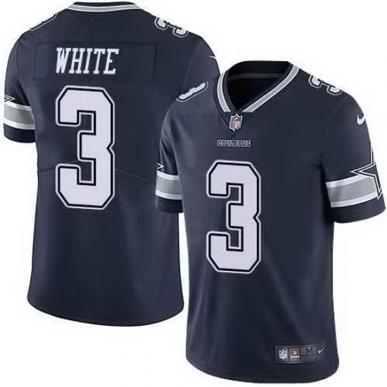 Nike Cowboys 3 Mike White Navy Vapor Untouchable Limited Jersey Nike Cowboys 3 Mike White Navy Vapor Untouchable Limited Jersey