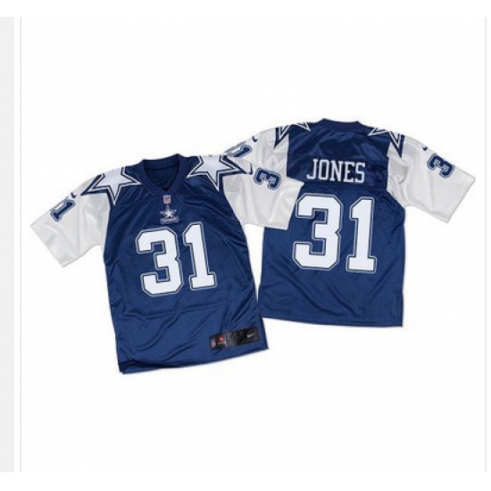 Nike Cowboys #31 Byron Jones Navy BlueWhite Throwback Mens Stitched NFL Elite Jersey Nike Cowboys #31 Byron Jones Navy BlueWhite Throwback Mens Stitched NFL Elite Jersey