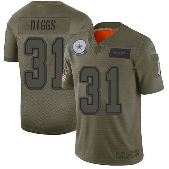 Nike Cowboys 31 Trevon Diggs Camo Men Stitched NFL Limited 2019 Salute To Service Jersey Nike Cowboys 31 Trevon Diggs Camo Men Stitched NFL Limited 2019 Salute To Service Jersey