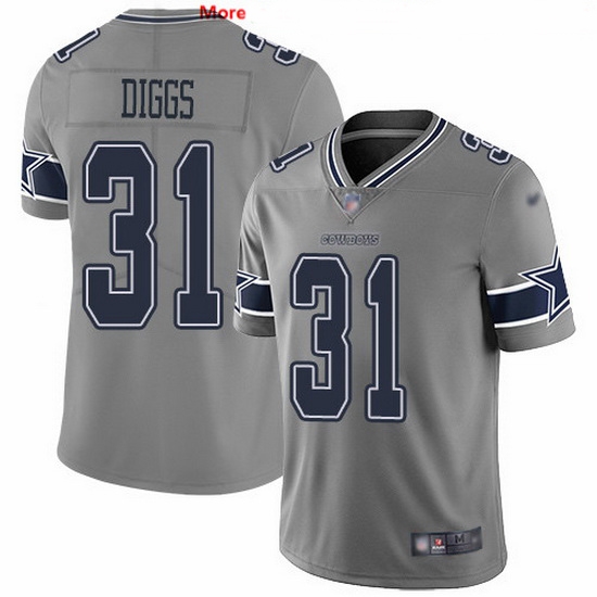 Nike Cowboys 31 Trevon Diggs Gray Men Stitched NFL Limited Inverted Legend Jersey Nike Cowboys 31 Trevon Diggs Gray Men Stitched NFL Limited Inverted Legend Jersey