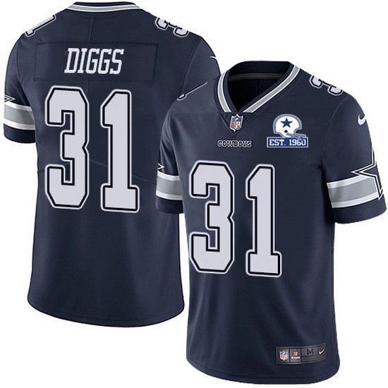 Nike Cowboys 31 Trevon Diggs Navy Blue Team Color Men Stitched With Established In 1960 Patch NFL Vapor Untouchable Limited Jersey Nike Cowboys 31 Trevon Diggs Navy Blue Team Color Men Stitched With Established In 1960 Patch NFL Vapor Untouchable Limited Jersey
